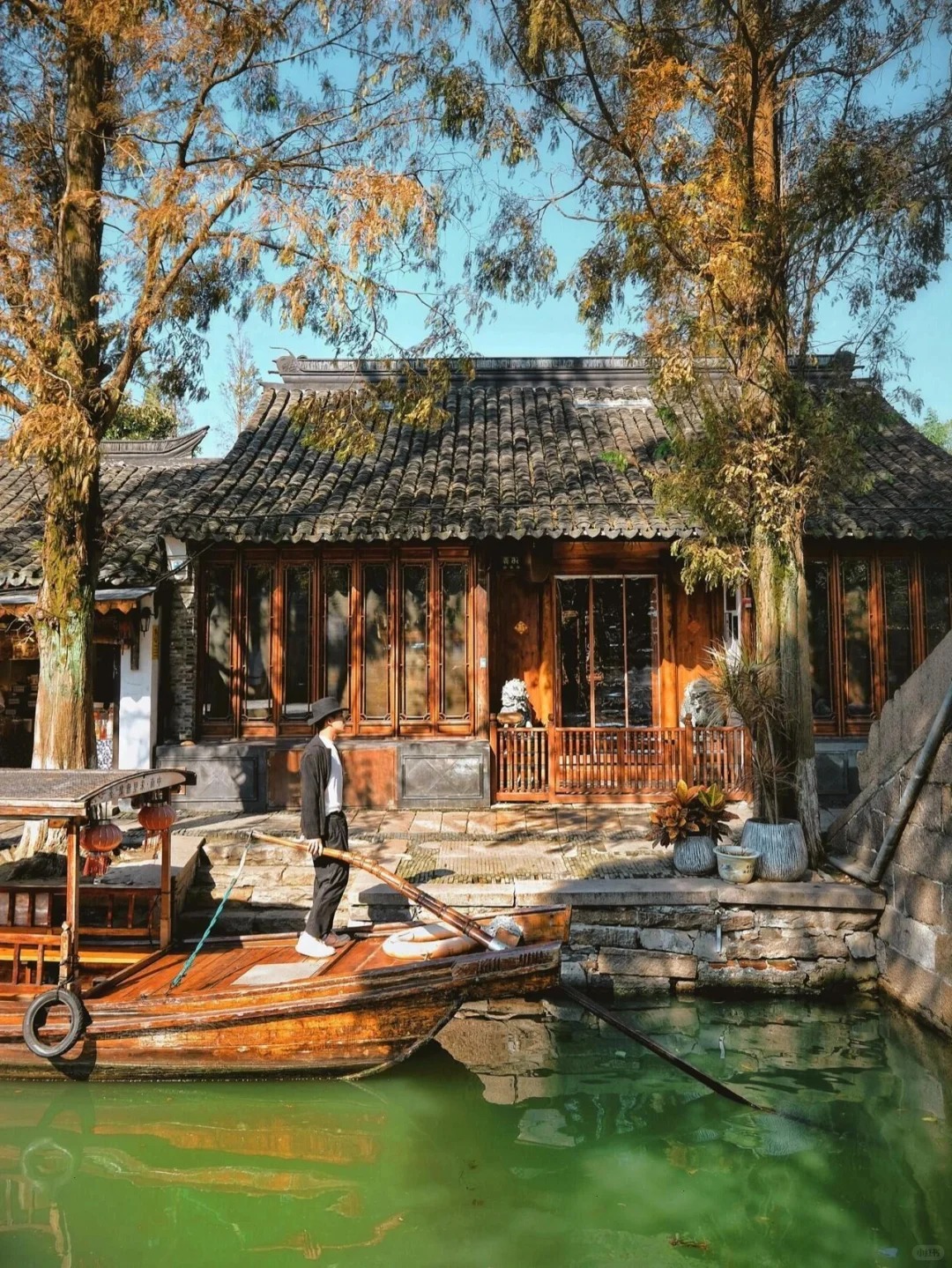上海📍朱家角！必须乘船才能入住的民宿_1_噗噗葡萄_朱家角-古镇-来自52tours 我爱旅游网